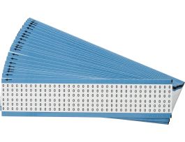 Alphabetical Vinyl Cloth Upper Case Wire Marking Cards, O 900 Total