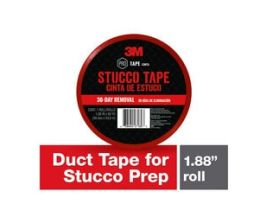 Scotch® Stucco Tape 3260-A, 1.88 in x 60 yd (48 mm x 54.8 m) Stucco Tape 12 rls/cs