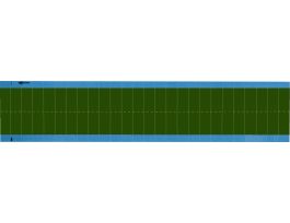 NEMA Wire Marker Repositionable Vinyl 0.75in H x 0.25in W Dark Green PK/25 Crds