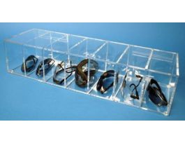 DISPENSER SFTYGLASS 7 ACRYLIC