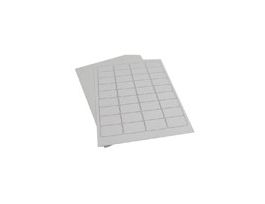 Vinyl labels, 2" x 1-1/8" 3200/pk