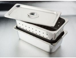 INSERT TRAY PERFORATED SS 10.25X6.25X4