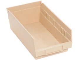 11 5/8INX 6 5/8INX4IN SHELF BIN IVORY
