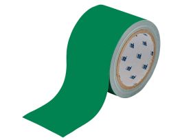 ToughStripe® Floor Marking Tape Roll -  Polyester, Solid Color, Green, 2" x 100'