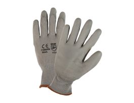 West Chester, Gray Nylon Shell, Gray Polyurethane Coated Palm , XS