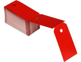 Blank Tags Polyester 5.75 in H x 3 in W Red 250/BX