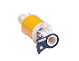 BBP85 Reflective Labels 4 in W x 33 ft L Yellow