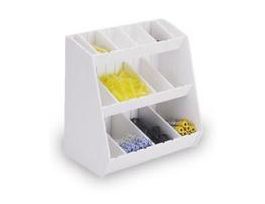 BIN 16COMT/2 SHV W/DOOR 12X7.25X11.75IN