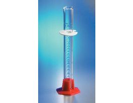 PYREX CYLINDER W/PLASTIC BASE 25ML