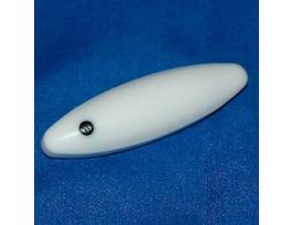 PTFE Turbo Stir Bar, Oval, 50 x 20 mm