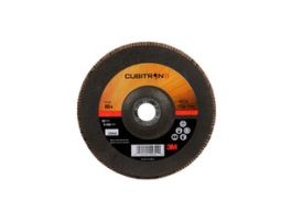 3M™ Cubitron™ II Flap Disc 967A, 60+, T27, 7 in x 7/8 in, Giant, 5 ea/Case