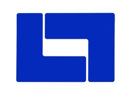 ToughStripe® Floor Marking Tape L-Shaped Corner Marks -  Polyester, Solid Color, Blue, 3" x 8"