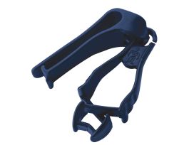 3405MD  Deep Blue Metal Detectable Grabber - Belt Clip Mount