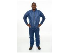 COVERALL BLUE POLYPRO25EA CS25