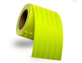 3M™ Diamond Grade™ Conspicuity Markings 983-23 Fluorescent Yellow/Green, with TPM 5 Premask, 6 in x 50 yd
