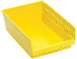 11 5/8IN X 8 3/8INX4IN SHELF BIN YELLOW