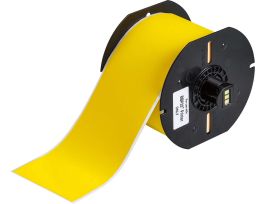 B33 Tedlar Polyvinyl flouride Wire Marking Labels 3 in W x 85 ft L Yellow
