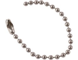 Beaded Chain, 4.5" L, Nickel
