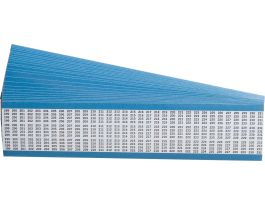 Miniature Wire Marker Low Profile Vinyl 0.5 in H Legend: 199 to 231 2475 Total