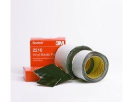 Scotch® Mastic Strip 2230, 0.624 in x 6 in, Black, 1 strips/bag, 40 strips/Case