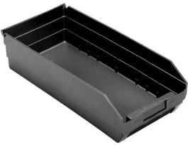 17 7/8INX 8 3/8INX 4IN SHELF BIN BLACK