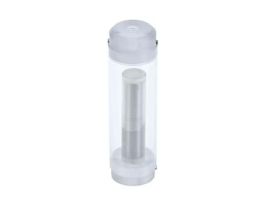 Grinding Vial Set, Mid-Size Vial, 25 mL, PC Cylinder and End Plugs, PC Encapsulated Steel Impactor