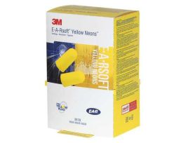 3M™ E-A-Rsoft™ Yellow Neons™ Earplug Uncorded Rapid Release Earplug Dispensing Box-2000 PR/CS