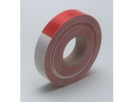 3M™ Diamond Grade™ Conspicuity Marking Roll 983-32, Red/White, 67764, 1 1/2 in x 50 yd, 1 Roll/Case