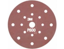 3M™ Hookit™ Flexible Abrasive Disc 270J, 34802, 6 in, Dust Free, P800, 25 discs per carton, 5 cartons per case
