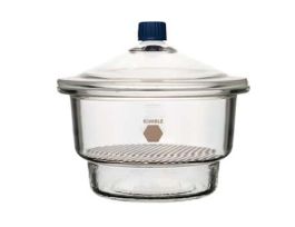 Glass Desiccator with Plastic top Knob, 200 mm