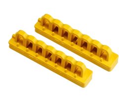 Breaker Blocker 4" Yellow Mounting Rails, 2/Pack
