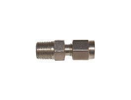 Compression Fitting; Probe Diameter 3/16"; 316 Stainless Steel; 1/8"NPT (M)