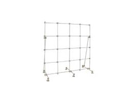 Large Lab Frame, Stainless Steel, 48" W x 48" H x 18" D