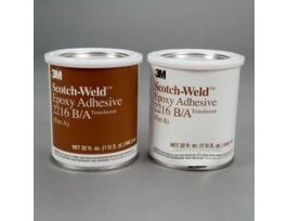 3M™ Scotch-Weld™ Epoxy Adhesive 2216, Translucent, Part B/A, 2 Quart, 6 Kit/Case