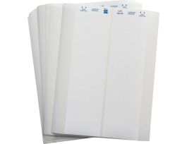 LaserTab Polyester Lbls 0.9 in H x 3 in W White 50/PK