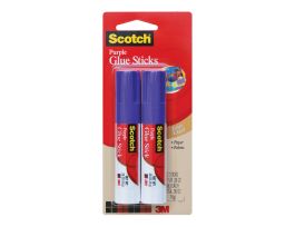 Scotch® Purple Glue Stick 6108-2N, .28 oz, 2-Pack