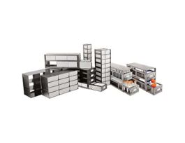 Upright Freezer Drawer Rack for Standard 2" Boxes, 4 x 6 Array