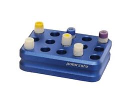 Aluminum Cooling Block, 15-Well for Cryogenic Vials