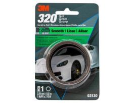 3M™ Abrasive Cloth Sanding Roll, 03130, 1 in x 2 yd, extra fine, 10 rolls per case