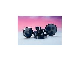 CAP BLACK PHENOLIC 63-400 PK12 PK