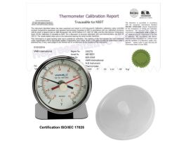 VWR THERMOMETER 0/300 F W/INDV CAL 69 MM CS
