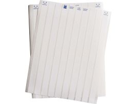LaserTab Tamper-Evident Polyolefin Lbls 0.25 in H x 0.65 in W White 27/PK