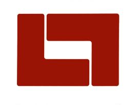 ToughStripe® Floor Marking Tape L-Shaped Corner Marks -  Polyester, Solid Color, Red, 3" x 8"