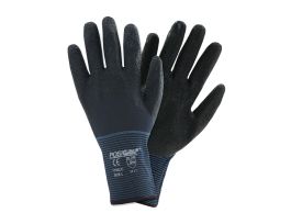 West Chester, Blue Nylon Shell, Black 3/4 Crinkle Coated Latex Palm , SM