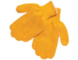 GLOVES ORANGE ACRYLIC PVC DZ