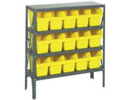 18IN X 36IN X 39IN 15 YELLOW 8IN BINS