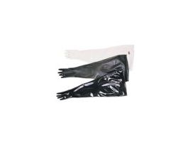 Glove Box Gloves, Hypalon, size 8.5, 30"L; 1 Pair