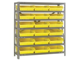 12INX36INX39IN 18 YELLOW BINS 4IN BIN