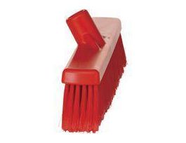 BROOM FINE PARTICLE PUSH RED 16.25IN
