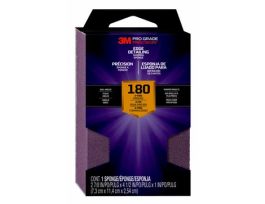 3M™ Pro Grade Precision™ Edge Detailing Dual Angle Sanding Sponge 24302TRIP-XFDA, 2 7/8 in x 4 1/2 in x 1 in, X-Fine, 12/cs